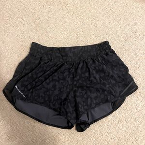 Lululemon cheetah print shorts